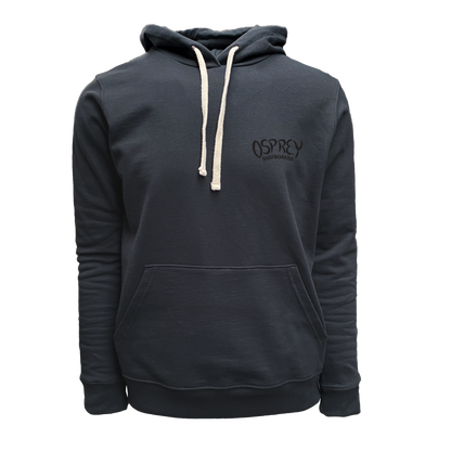 Osprey Organic Fleece Pullover Hoodie: Black Algae