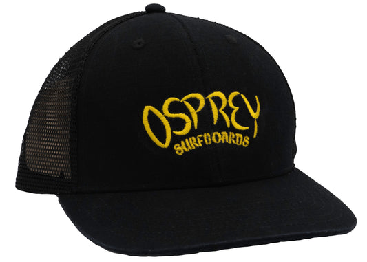 Black w/ Yellow Trucker Hat